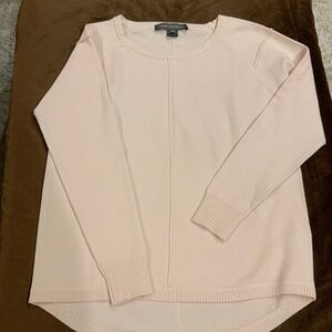 French Connection Pink M Sweater Normcore Scandi Girl Minimalist Officecore